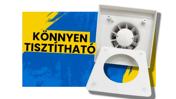Burkolható páraelszívó - fekete és fehér - Egyszerűen beszerelhető