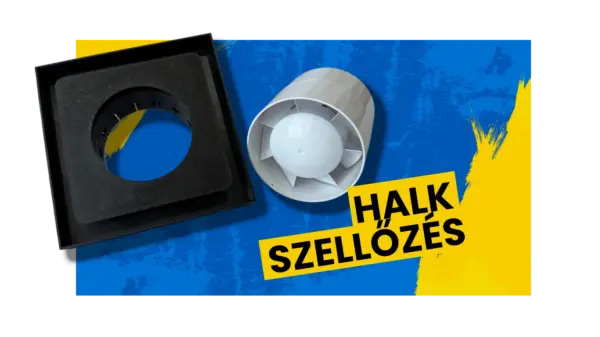 Burkolható páraelszívó - fekete és fehér - Egyszerűen beszerelhető